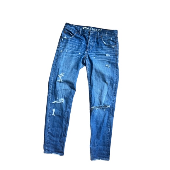 Madewell Denim - Madewell Blue Jeans Distressed Style